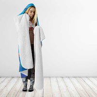 Hawaiian Santa Claus Snorkeling Hooded Blanket Kakau and Polynesian Pattern LT03 - Polynesian Pride
