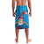 Hawaiian Santa Claus Snorkeling Lavalava Kakau and Polynesian Pattern