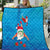 Hawaiian Santa Claus Snorkeling Quilt Kakau and Polynesian Pattern