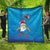 Hawaiian Santa Claus Snorkeling Quilt Kakau and Polynesian Pattern