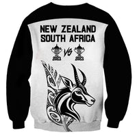 South Africa and New Zealand Sweatshirt Champion History Go Final 2023 Vintage Style LT03 - Polynesian Pride