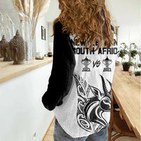 South Africa and New Zealand Women Casual Shirt Champion History Go Final 2023 Vintage Style LT03 - Polynesian Pride