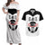 Personalised South Africa and New Zealand Couples Matching Off Shoulder Maxi Dress and Hawaiian Shirt Champion History Go Final 2023 Vintage Style LT03 White - Polynesian Pride