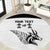 Personalised South Africa and New Zealand Round Carpet Champion History Go Final 2023 Vintage Style LT03 White - Polynesian Pride