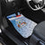 New Zealand Auckland Car Mats Auckland's Flag and Coat of Arms - Koru Art Maori Pattern