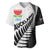 New Zealand Auckland Baseball Jersey Auckland's Emblem and Silver Ferns - Maori Art Tattoo