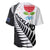 New Zealand Auckland Baseball Jersey Auckland's Emblem and Silver Ferns - Maori Art Tattoo