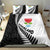 New Zealand Auckland Bedding Set Auckland's Emblem and Silver Ferns - Maori Art Tattoo