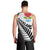 New Zealand Auckland Men Tank Top Auckland's Emblem and Silver Ferns - Maori Art Tattoo