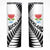 New Zealand Auckland Skinny Tumbler Auckland's Emblem and Silver Ferns - Maori Art Tattoo