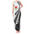 New Zealand Auckland Tank Maxi Dress Auckland's Emblem and Silver Ferns - Maori Art Tattoo