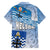 New Zealand Nelson Family Matching Long Sleeve Bodycon Dress and Hawaiian Shirt Nelson's Flag and Seal - Maori Art Tattoo