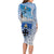 New Zealand Nelson Family Matching Long Sleeve Bodycon Dress and Hawaiian Shirt Nelson's Flag and Seal - Maori Art Tattoo