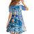 New Zealand Nelson Family Matching Off Shoulder Maxi Dress and Hawaiian Shirt Nelson's Flag and Seal - Maori Art Tattoo