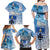 New Zealand Nelson Family Matching Off Shoulder Maxi Dress and Hawaiian Shirt Nelson's Flag and Seal - Maori Art Tattoo