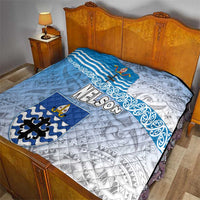 New Zealand Nelson Quilt Nelson's Flag and Seal - Maori Art Tattoo