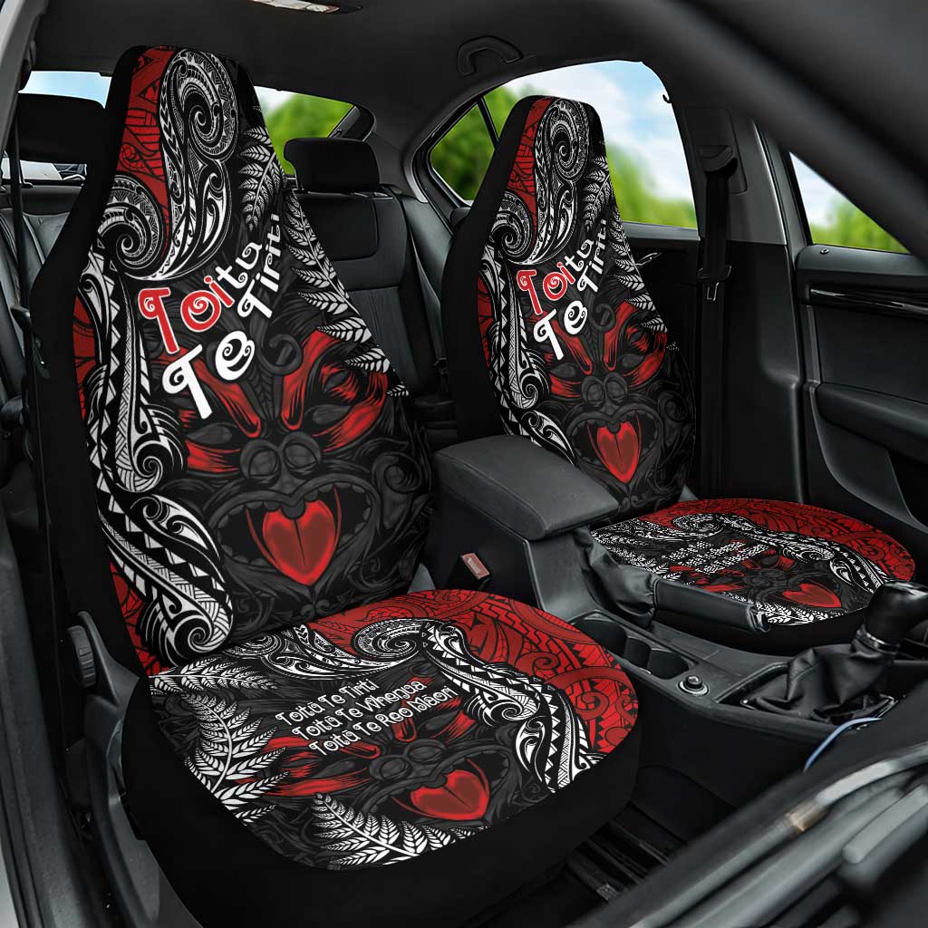 Aotearoa Toitu Te Tiriti Car Seat Cover New Zealand Honour the Treaty - Te Tiriti Is Us