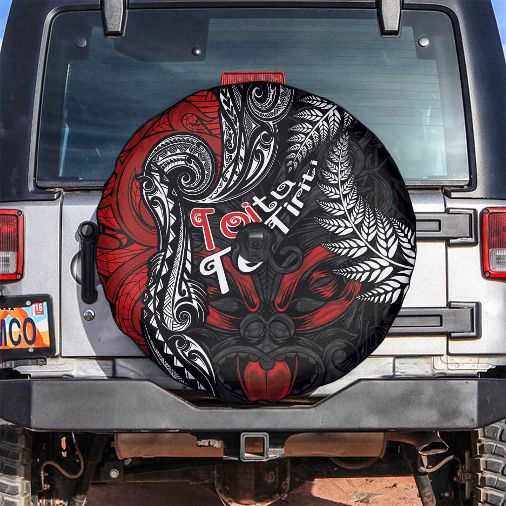 Aotearoa Toitu Te Tiriti Spare Tire Cover New Zealand Honour the Treaty - Te Tiriti Is Us