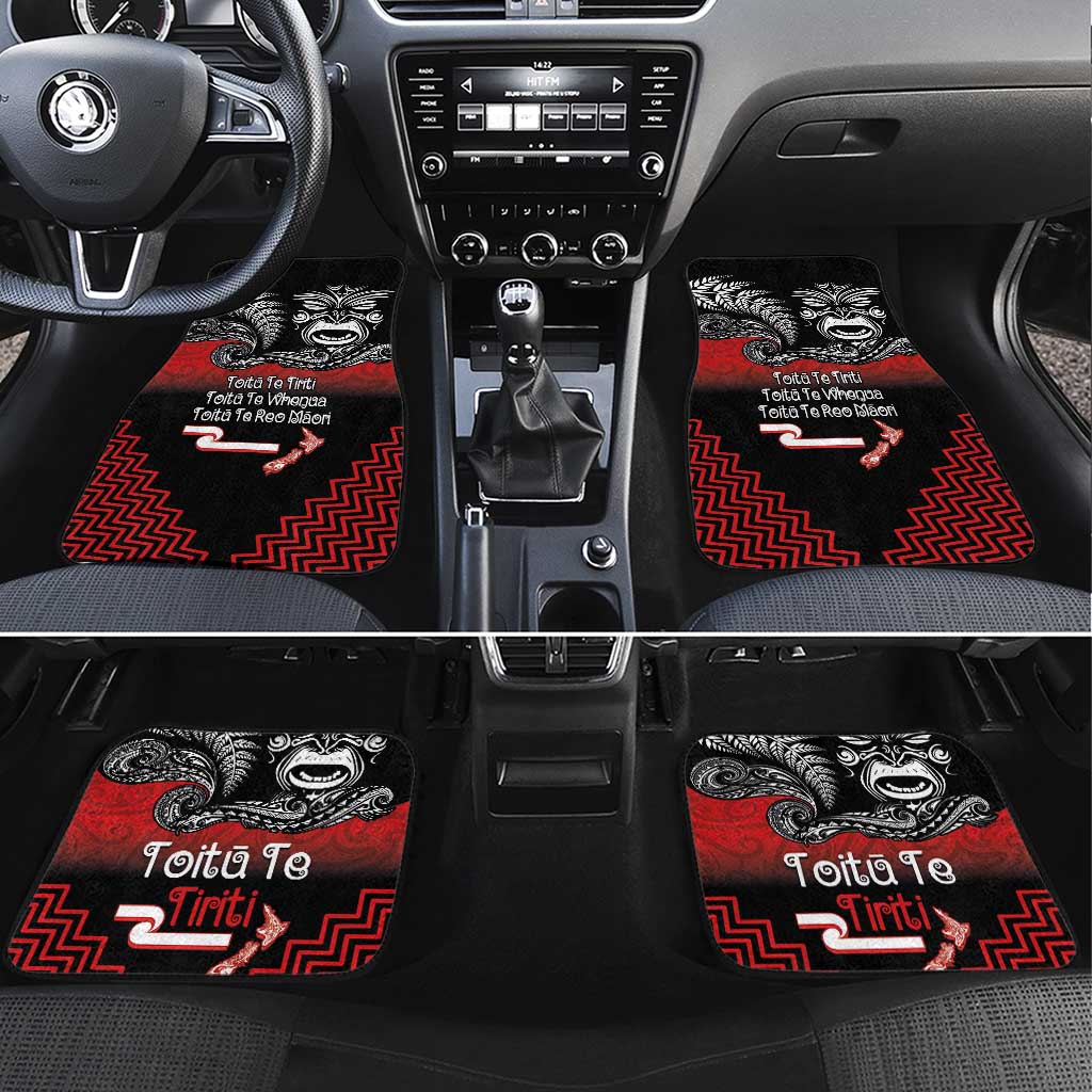 Aotearoa Toitu Te Tiriti Car Mats New Zealand Honour the Treaty - Fight Together