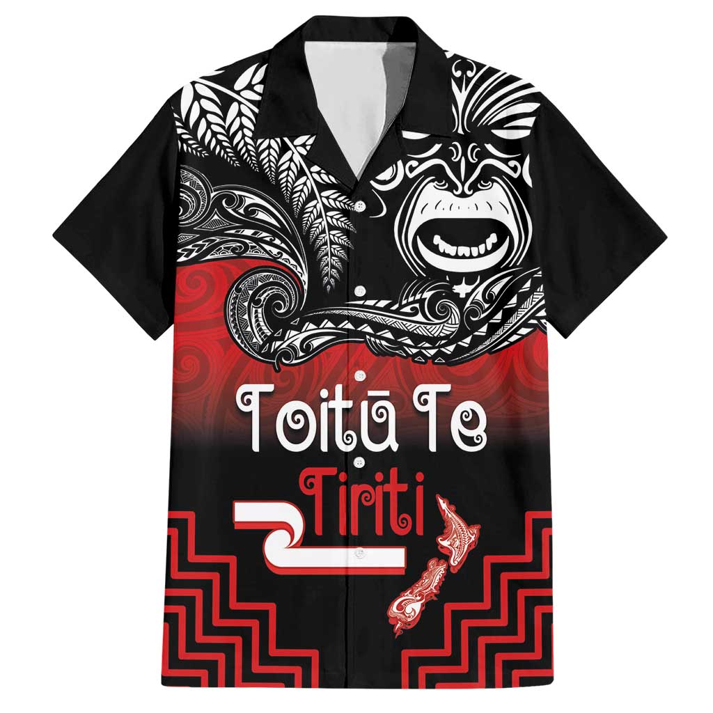 Aotearoa Toitu Te Tiriti Hawaiian Shirt New Zealand Honour the Treaty - Fight Together