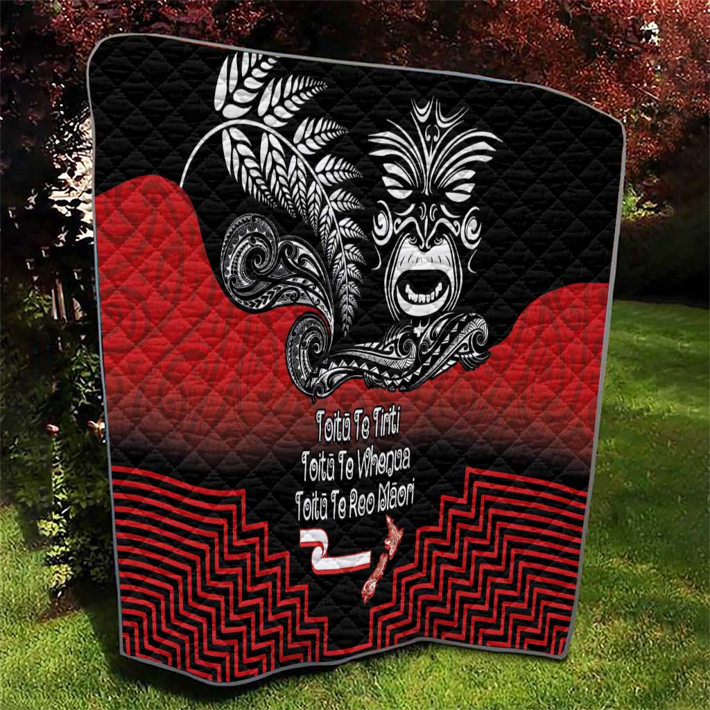 Aotearoa Toitu Te Tiriti Quilt New Zealand Honour the Treaty - Fight Together