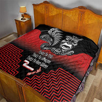 Aotearoa Toitu Te Tiriti Quilt New Zealand Honour the Treaty - Fight Together