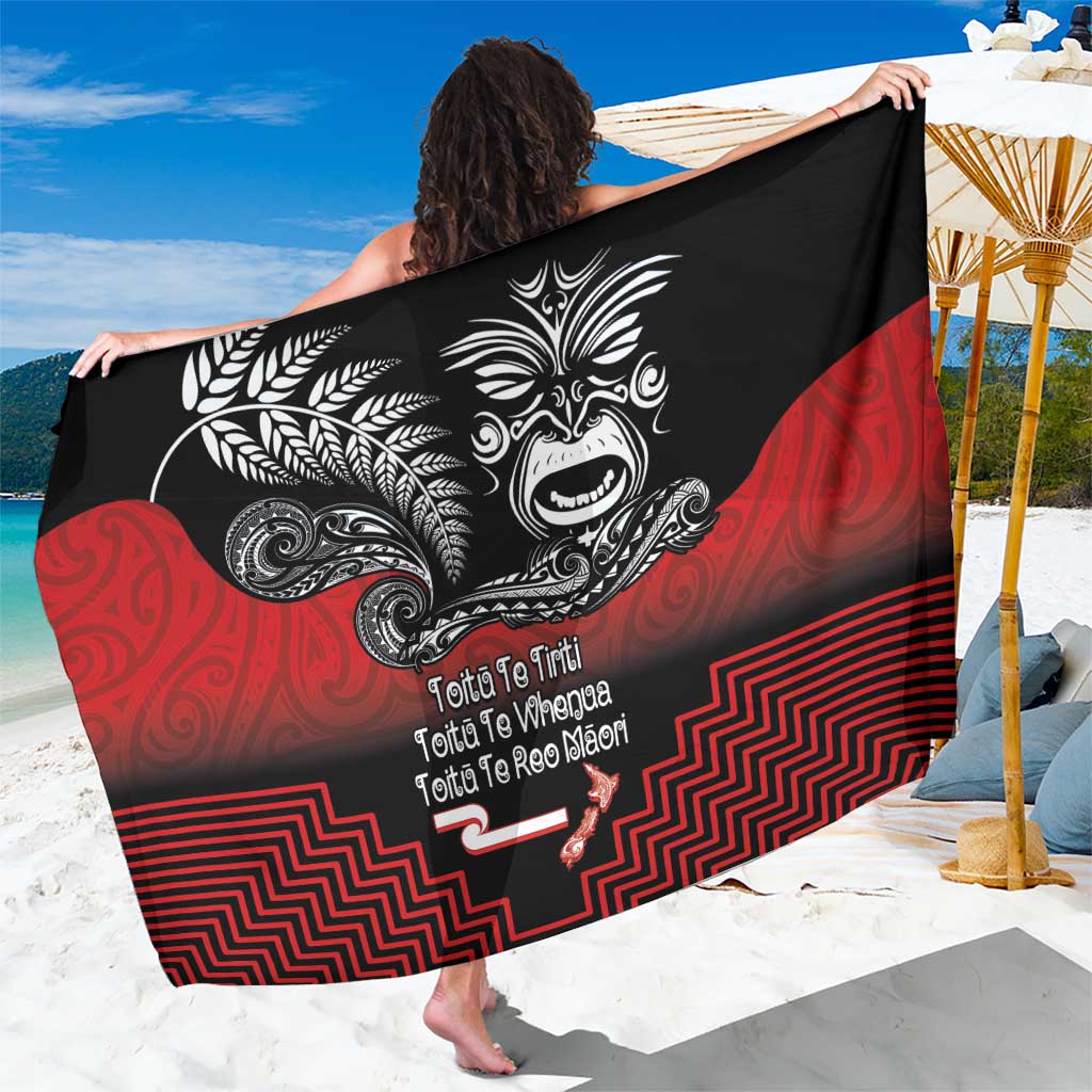 Aotearoa Toitu Te Tiriti Sarong New Zealand Honour the Treaty - Fight Together