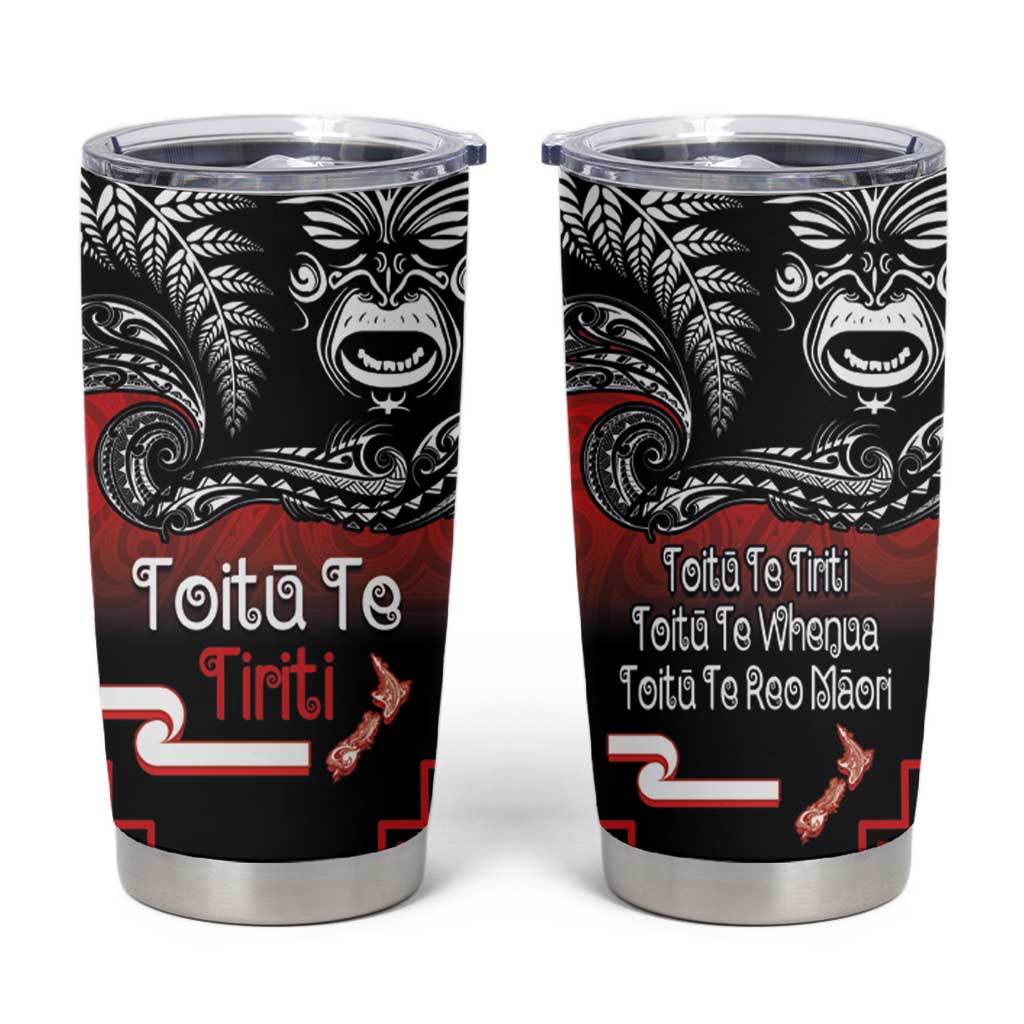 Aotearoa Toitu Te Tiriti Tumbler Cup New Zealand Honour the Treaty - Fight Together