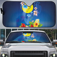 Palau Jellyfish Auto Sun Shade Ocean Heritage Tropical Plants - Polynesian Pride