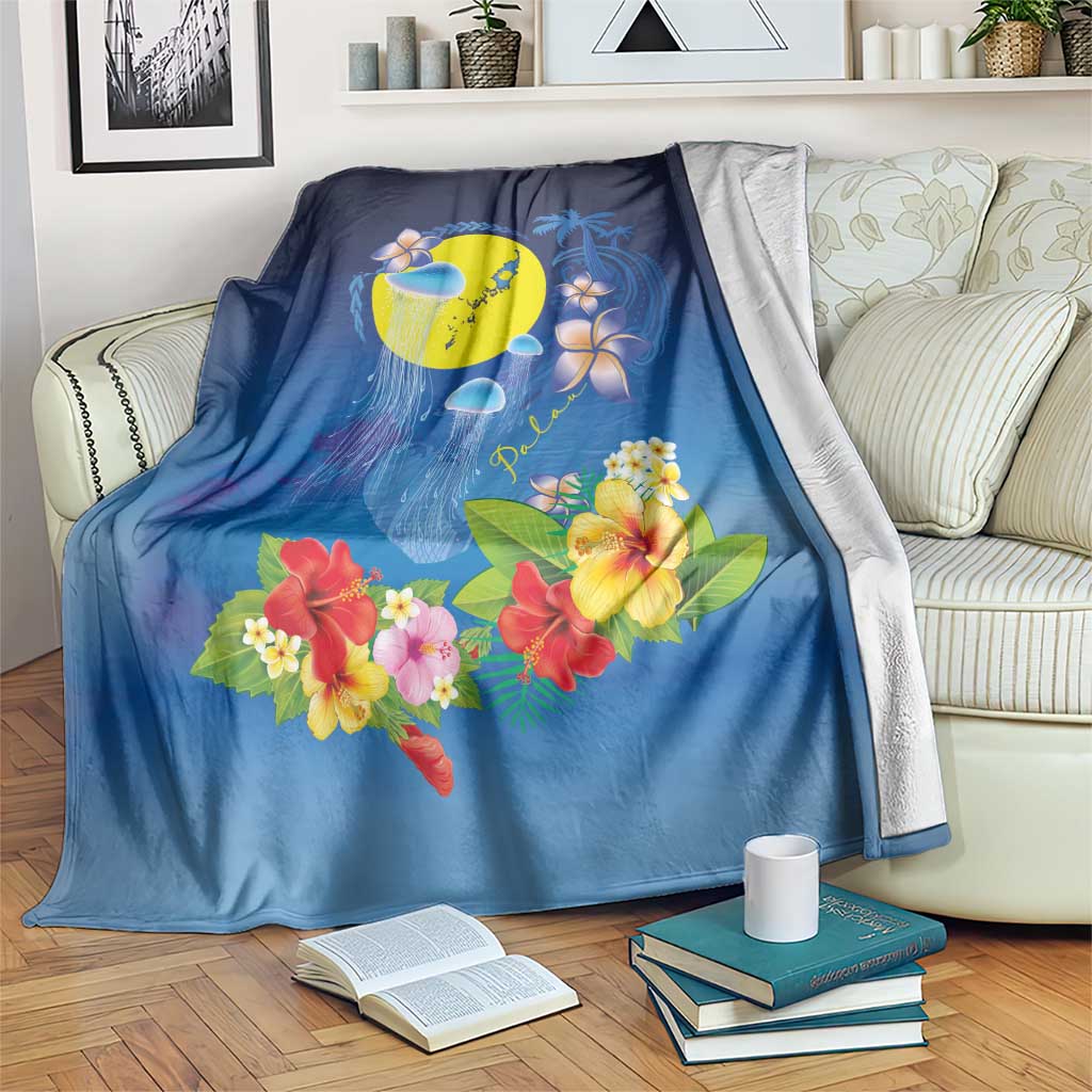 Palau Jellyfish Blanket Ocean Heritage Tropical Plants - Polynesian Pride
