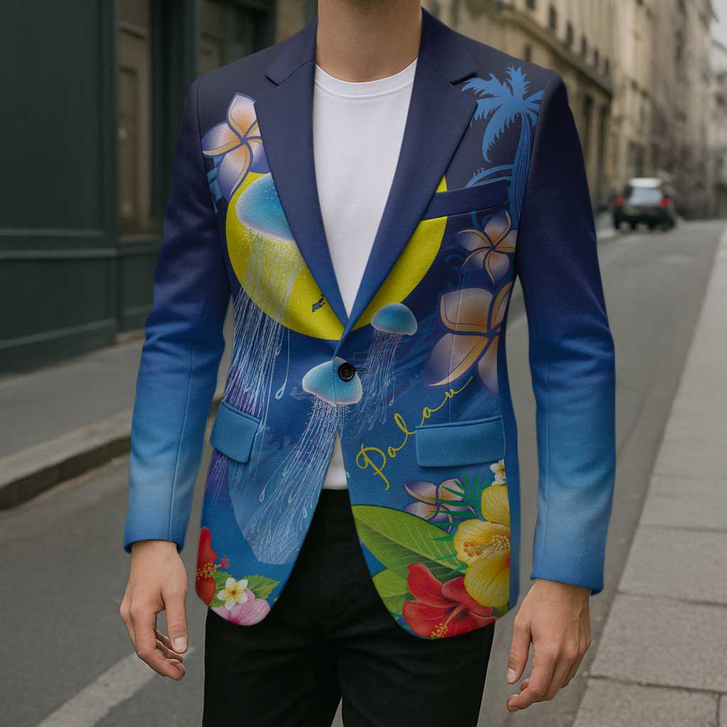 Palau Jellyfish Blazer Ocean Heritage Tropical Plants - Polynesian Pride