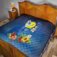 Palau Jellyfish Quilt Ocean Heritage Tropical Plants - Polynesian Pride