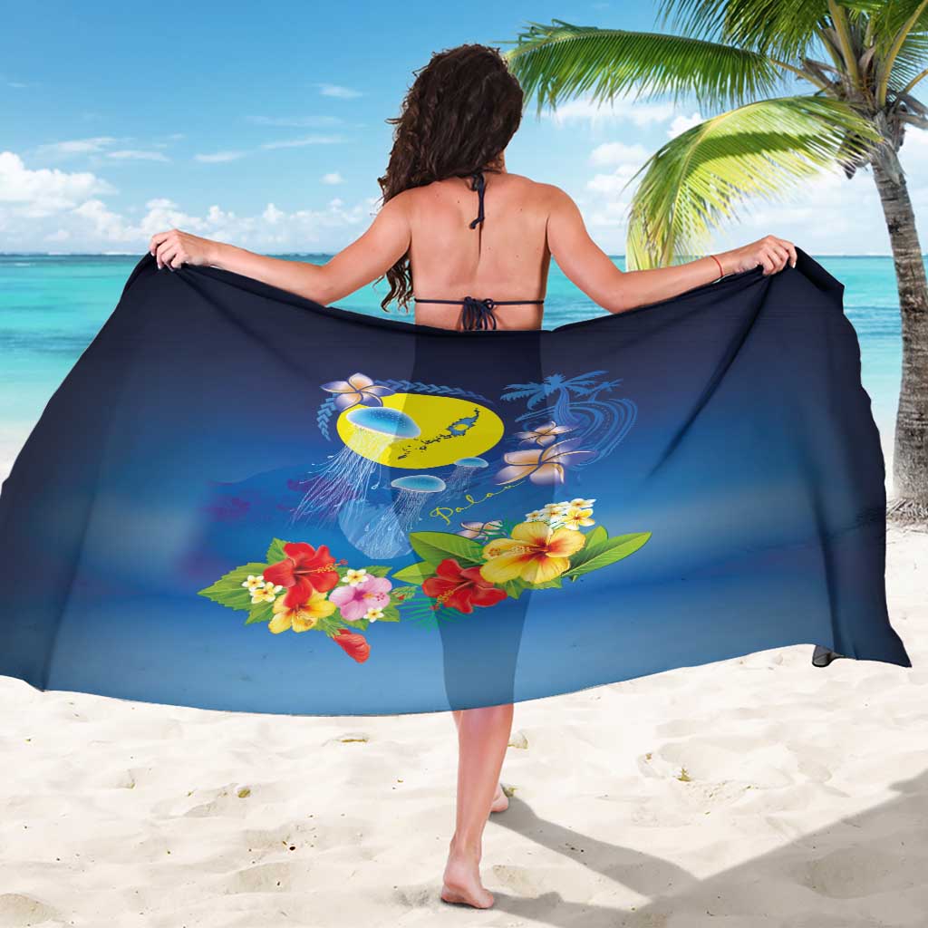Palau Jellyfish Sarong Ocean Heritage Tropical Plants - Polynesian Pride