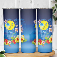 Palau Jellyfish Skinny Tumbler Ocean Heritage Tropical Plants - Polynesian Pride