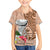 Guam Seal and Latte Stone With Ethnic Tapa Pattern Hawaiian Shirt Peach Fuzz Color LT03 - Polynesian Pride
