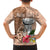 Guam Seal and Latte Stone With Ethnic Tapa Pattern Hawaiian Shirt Peach Fuzz Color LT03 - Polynesian Pride