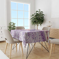 Hawaiian and Japanese Culture Together Tablecloth Tropical Honu with Japanese Elements Purple Color LT03 - Polynesian Pride