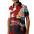 Personalised Tonga Emancipation Day Kid Polo Shirt Flag Map and Hibiscus Flower Ngatu Pattern LT03 Kid Black - Polynesian Pride