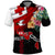 Personalised Tonga Emancipation Day Polo Shirt Flag Map and Hibiscus Flower Ngatu Pattern LT03 Black - Polynesian Pride