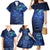 New Zealand Matariki Family Matching Mermaid Dress and Hawaiian Shirt Maori Pattern and Silver Fern