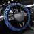 New Zealand Matariki Steering Wheel Cover Maori Pattern and Silver Fern