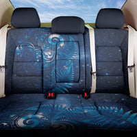 Aotearoa New Zealand New Year Back Car Seat Cover Tribal Koru Tattoo Blue Galaxy Maori Silver Fern
