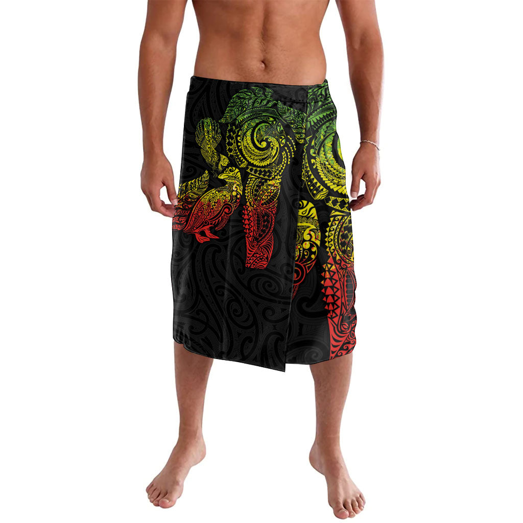 Aotearoa Moko Tribal Tattoo Lavalava New Zealand Maori Penguin and Fantail Reggae Style