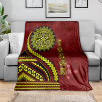 Kolisi Tonga Atele Blanket Ngatu and Polynesian Pattern LT03 - Polynesian Pride
