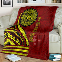 Kolisi Tonga Atele Blanket Ngatu and Polynesian Pattern LT03 - Polynesian Pride