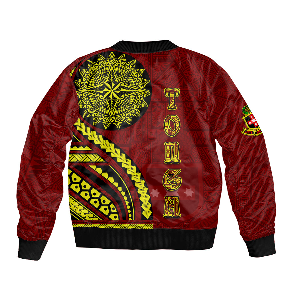 Kolisi Tonga Atele Bomber Jacket Ngatu and Polynesian Pattern LT03 - Polynesian Pride