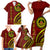 Kolisi Tonga Atele Family Matching Short Sleeve Bodycon Dress and Hawaiian Shirt Ngatu and Polynesian Pattern