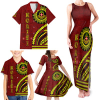 Kolisi Tonga Atele Family Matching Tank Maxi Dress and Hawaiian Shirt Ngatu and Polynesian Pattern LT03 - Polynesian Pride