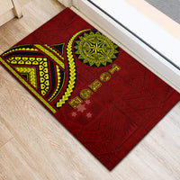 Kolisi Tonga Atele Rubber Doormat Ngatu and Polynesian Pattern LT03 - Polynesian Pride