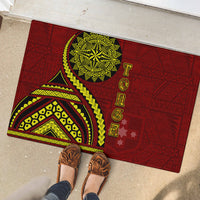 Kolisi Tonga Atele Rubber Doormat Ngatu and Polynesian Pattern LT03 - Polynesian Pride